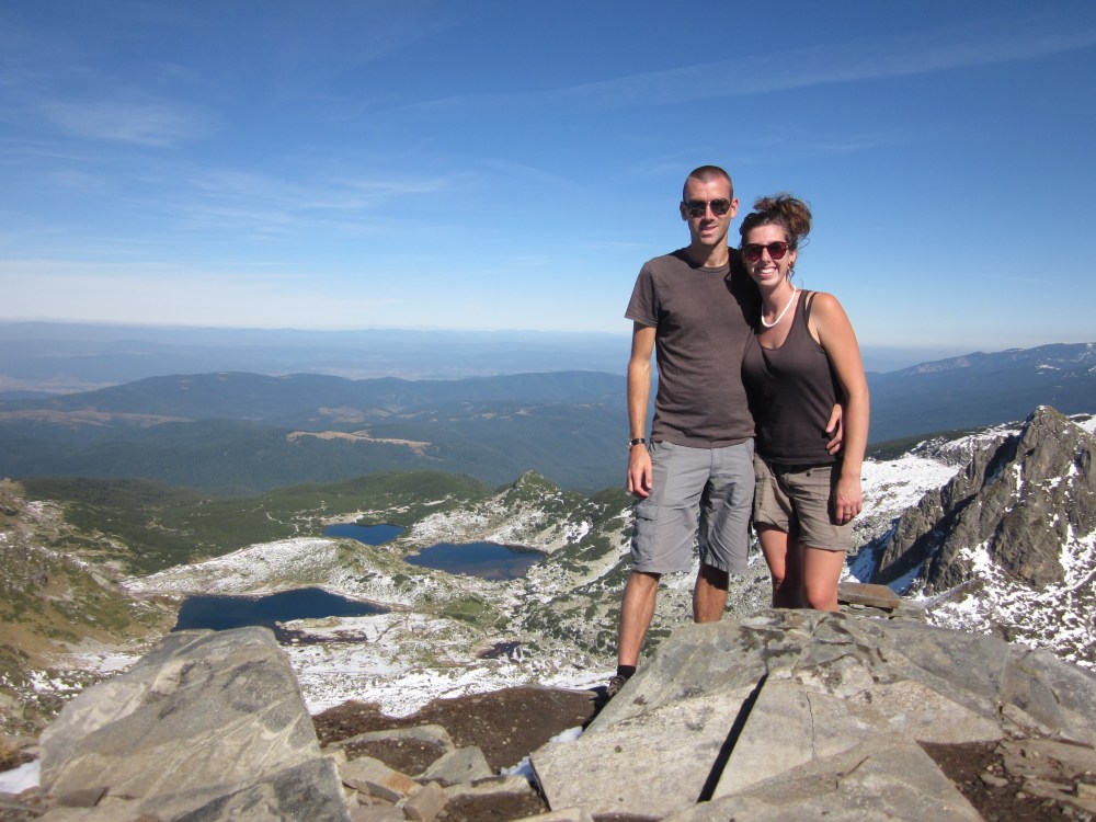 Thanks to a ski lift we gained 2000m elevation and did a great hike at the Seven Rila Lakes.